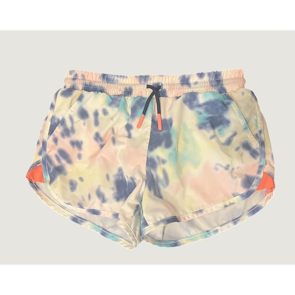 Eddie Bauer Tie Dye Shorts Kids M 10/12 Multicolor Activewear 1629